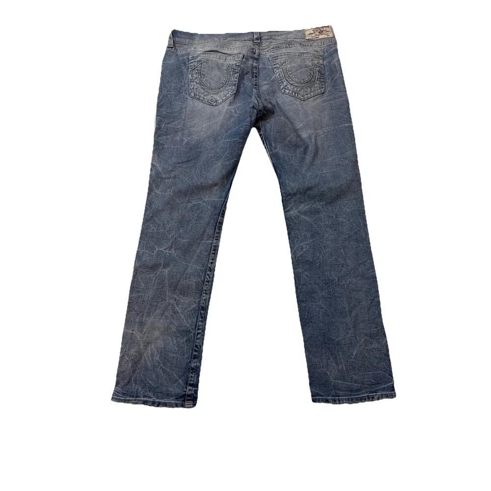 True Religion Men's Skinny 44 Light Wash‎ Blue Jeans Skinny